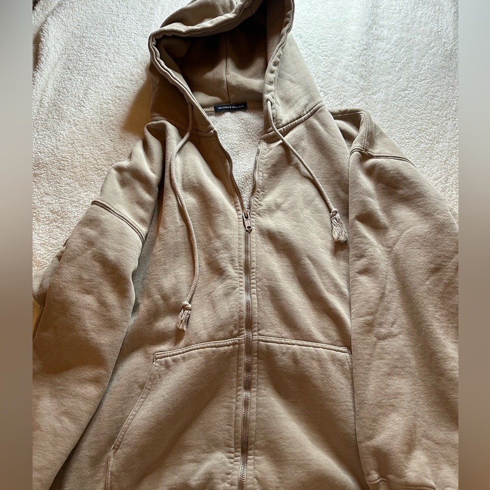 Brandy Melville Oversize Zip Up